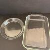 Pyrex Pie Plate, Pyrex Baking Dish, and a Juicer - 2
