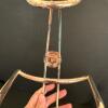 Wine Bottle Cradle and Two Brass-Tone Display Easels - 3