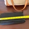 Talbots Canvas and Leather Tote and Black Woven Clutch - 11