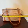 Talbots Canvas and Leather Tote and Black Woven Clutch - 12