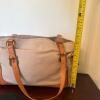 Talbots Canvas and Leather Tote and Black Woven Clutch - 13