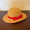 Women&rsquo;s Straw Sun Hat and Red Crossbody Wallet - 3