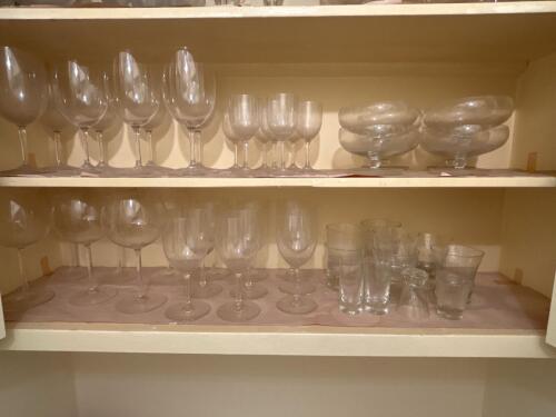 Assorted Glass Stemware and Drinkware