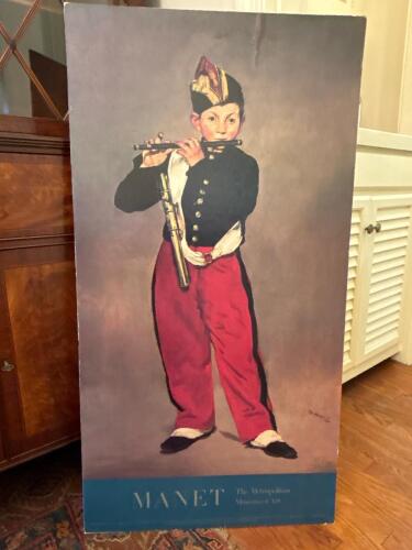 Mounted Manet Metropolitan Museum of Art Exhibition Poster