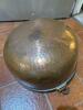 Large Hammered Copper Cauldron with Iron Bail Handle - 4