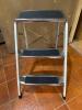 Folding Three-Step Metal Utility Ladder - 2