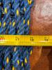 Woven Nautical Rope Doormat with Blue and Yellow Pattern - 3