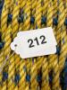 Woven Nautical Rope Doormat with Blue and Yellow Pattern - 5