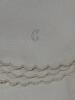 Embroidered Linen Doilies With Scalloped Edges and Monogram - 3