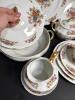 LARGE Limoges France Porcelain Dinnerware in Floral Basket Motif - 3