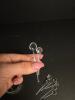 Glass Bowl W/ Miniature Glass Spoons & Salt Dips W/ Gold Trim - 3