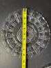 Pair of Pressed Glass Plates with Geometric Motif - 2