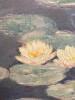 49"x39" Framed Impressionist-Style Water Lilies Painting - 2