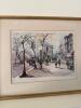 Framed European Cityscape Prints, Paris and Rothenburg-Style - 6