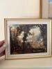 Framed Art Prints: Scene at Langelinie, Salisbury Cathedral, Paris Street and Beach Scene - 2