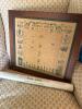 Framed Herbs & Spices Chart and Magna Carta Facsimile Poster