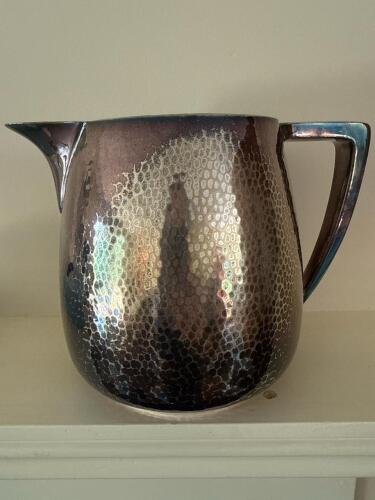 Derby S.P. Co. Hand Beaten Silver Plate Pitcher