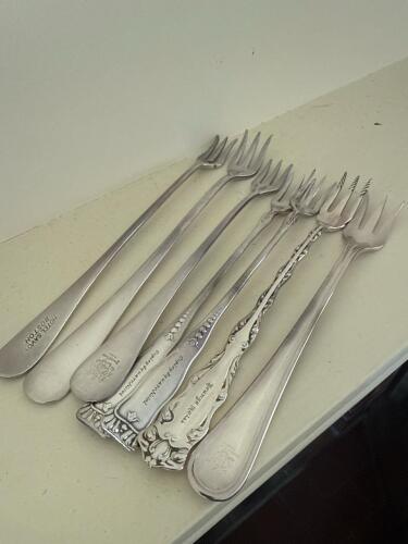 Vintage Reed & Barton Silverplate Serving Forks Assortment