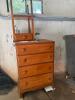 Vermont Solid Rock Maple Chest of Drawers and Nightstand