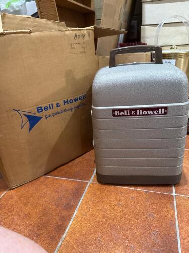Bell & Howell Vintage Film Projector with Carrying Case