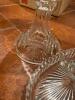 Cut Glass Compote, Divided Relish Dish, and Lidded Jar - 3