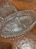 Cut Glass Compote, Divided Relish Dish, and Lidded Jar - 5