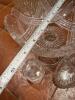 Cut Glass Compote, Divided Relish Dish, and Lidded Jar - 7