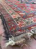 Handwoven Rug in the Caucasian-Style Geometric Motif - 3