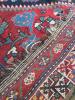 Handwoven Rug in the Caucasian-Style Geometric Motif - 4