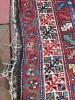Handwoven Rug in the Caucasian-Style Geometric Motif - 5