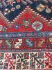 Handwoven Rug in the Caucasian-Style Geometric Motif - 7