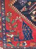 Handwoven Rug in the Caucasian-Style Geometric Motif - 8