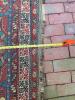 Handwoven Rug in the Caucasian-Style Geometric Motif - 9