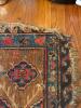 Antique Handwoven Wool Rug with Geometric Motifs - 6