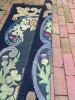 Pair of Floral Hooked Rugs in Early 20th Century Style - 6