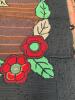 Hooked Floral Rugs in Folk Art Style - 8