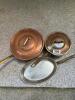French Copper Saucepans and Fish Pan, Villedieu Les Chefs-Style - 8