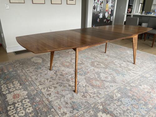Mid-Century Modern Style Room & Board Extendable Table
