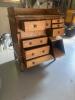 Antique Curley Oak Cobbler's Bench - 4