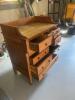 Antique Curley Oak Cobbler's Bench - 5