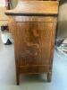 Antique Curley Oak Cobbler's Bench - 7