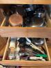 Cookware and Utensils Cabinet Lot
