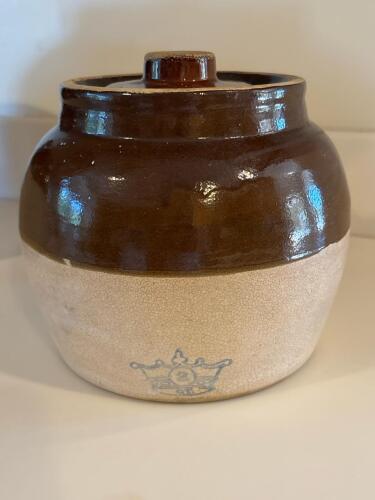 Stoneware Crock With Lid