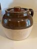 Stoneware Crock With Lid - 2