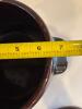 West Bend Brown Glazed Stoneware Crock with Lid - 5