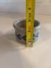 Stoneware Mini Crock with Blue Leaf Motif - 5