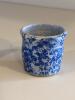 Stoneware Teapot and Cup Set in Blue Spongeware-Style Glaze - 6