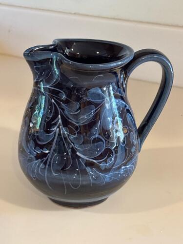 Hand-Painted Pottery Pitcher