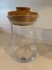 Simon Pearce Glass Canisters with Wooden Lids - 2