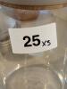 Simon Pearce Glass Canisters with Wooden Lids - 13